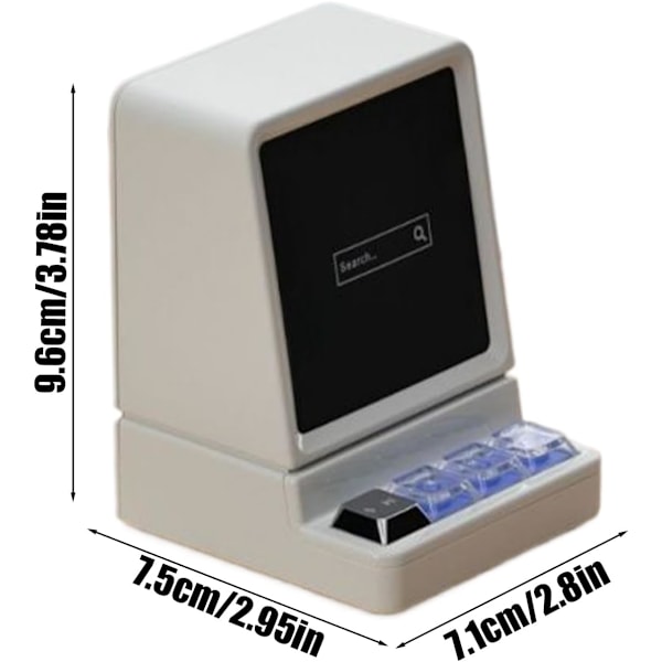 Portabel klassisk datorstil Bluetooth-högtalare