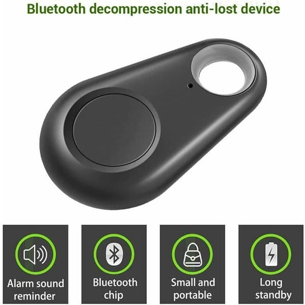 (5-pak) GPS Tracker Smart Nøglefinder Lokalisator Anti-tabt Bluetooth