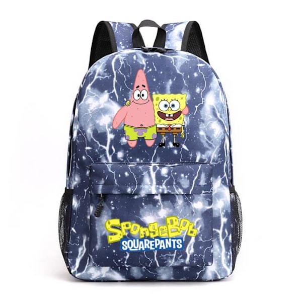 Spongebob Squarepants Ryggsäck för Barn Skolryggsäck Student Axelväska Laptopväska Reseryggsäck C C C 29*14*40cm