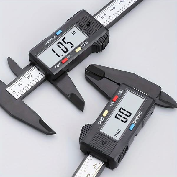 Digital mikrometerskyder med stor LCD-skærm for præcision 【Black】