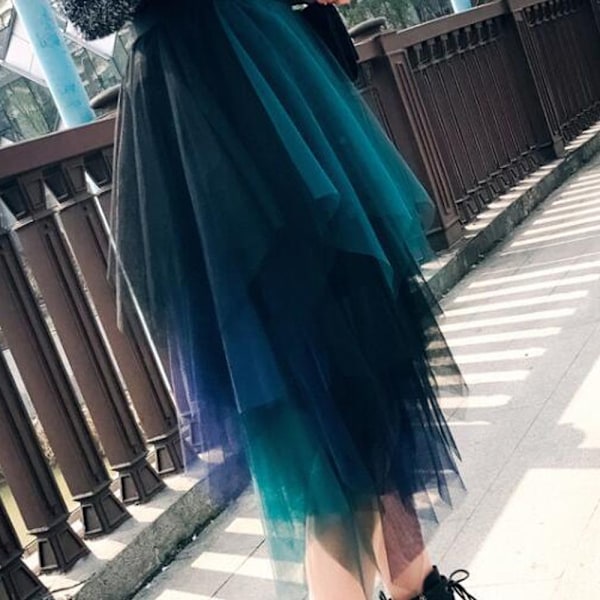 Mesh Tulle Skjørt Lagdelt Kjole ROSA
