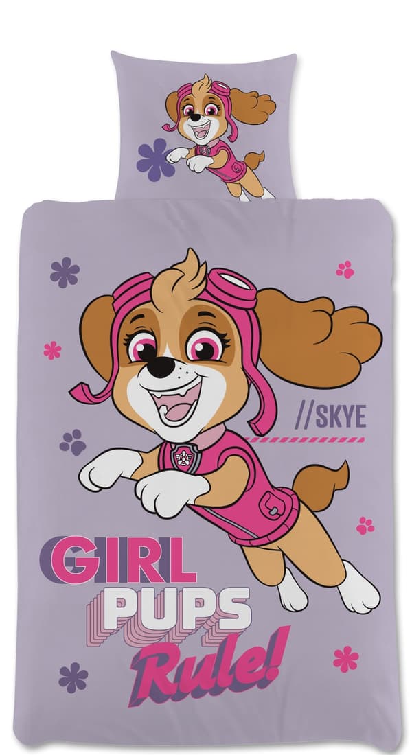 Paw Patrol Sengetøy Junior Skye 120x160cm multifärg multicolor
