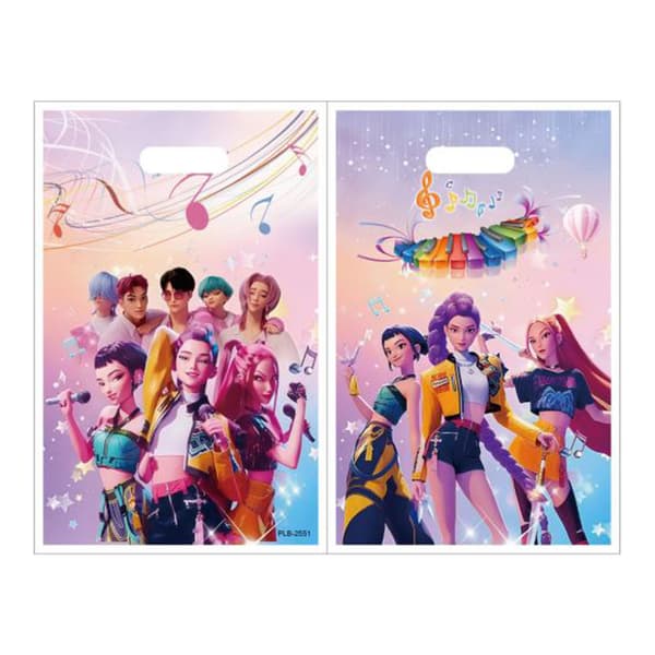 K-POP Demon Slayer bursdagsfest gaveposer, 50 stk
