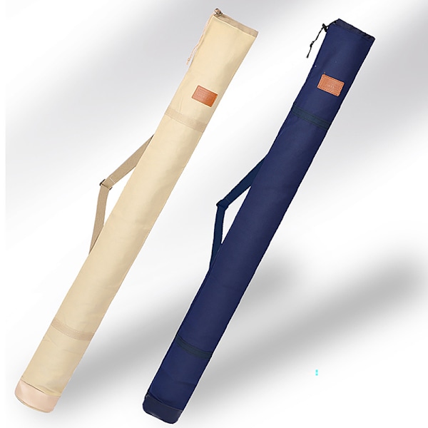 Suurikokoinen kokoontaitettava kannettava onkivapapussi kalastusvarjo khaki Khaki 140cm