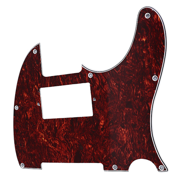 Gitarr Plektrumskydd PVC Anti-Rep Dekorativ Brusreducerande Gitarrskyddsplatta för Fender Telecaster Röd