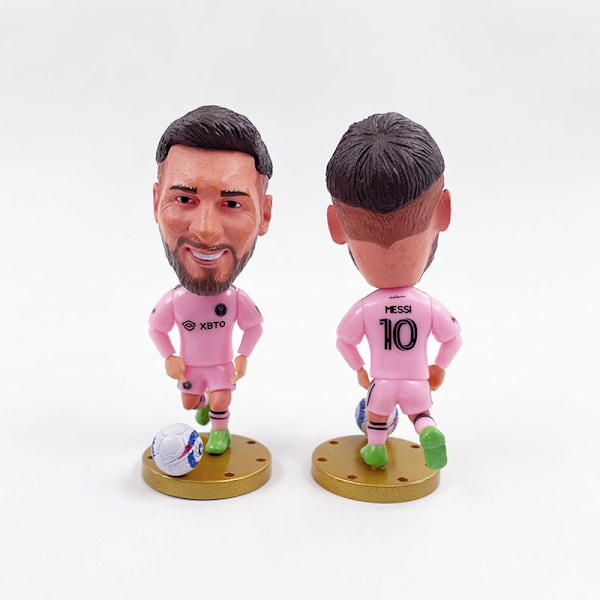 Fotballfan Real Madrid Paris Dockmodell Ornament Valentinsdagsgave Messi Miami