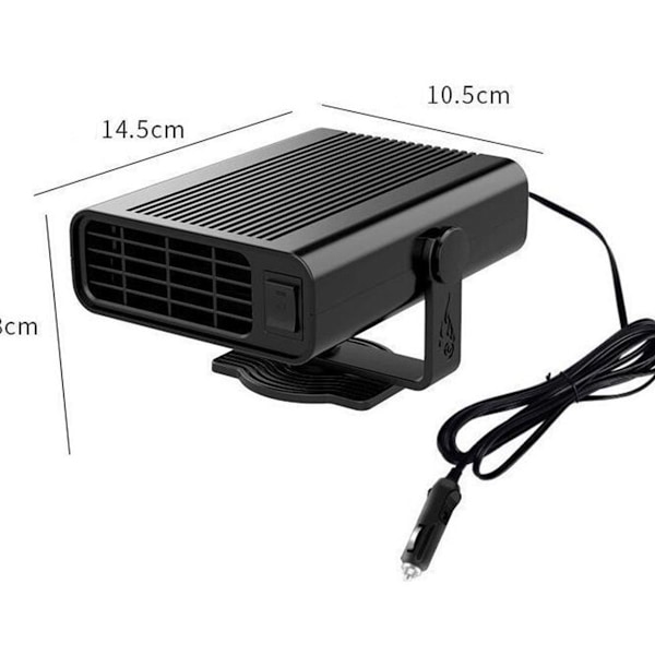 Bärbar bilvärmare, 150W bilvärmare defroster, 2 i 1 KLB