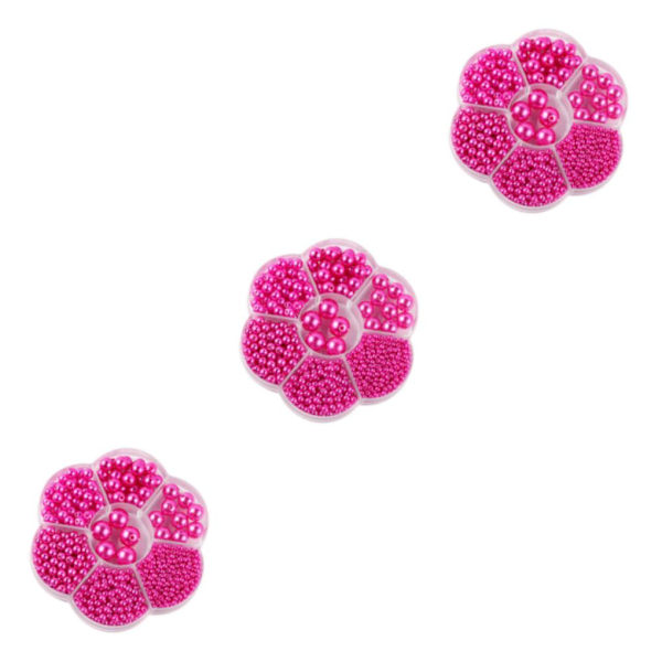 1/2/3/5 1150 kpl DIY-helmihelmiä kauniiden korujen valmistukseen, ruusunpunainen rose red 3PCS