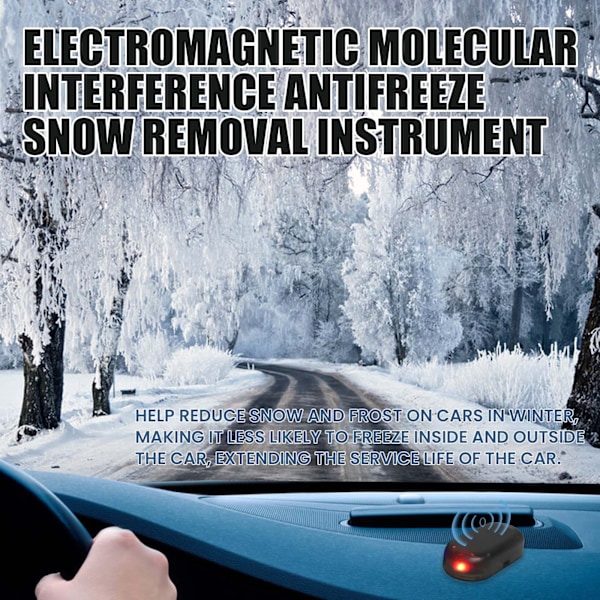Avansert elektromagnetisk snøfjerning frostvæske, elektromagnetisk bil snøryddingsenhet, rask effektiv snøfjerning 1 PC
