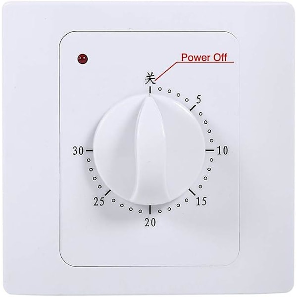 Mekanisk Tidrelé, MAGT 220V 10A 30 Min Elektrisk Digital Timer Tidskontrollbryter Intelligent Nedtellingstimerbryter