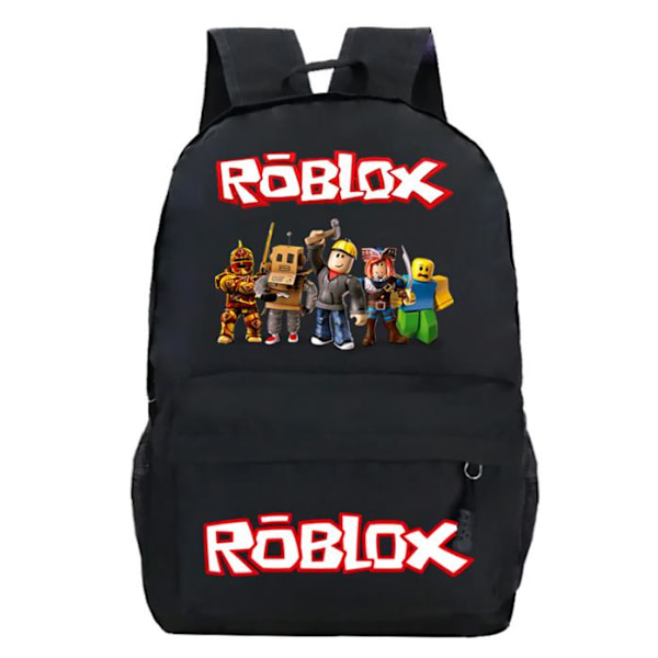 Roblox Spel Ryggsäck Barn Skolryggsäck Student Axelväska Laptopväska Reseryggsäck A A A 30*12*42cm