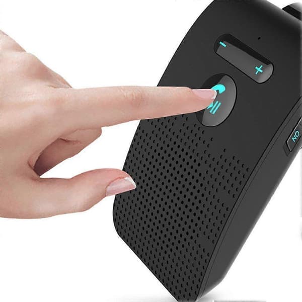 Bluetooth håndfrit bilsæt med solskærmclips og dobbelt mikrofon[GPA] black
