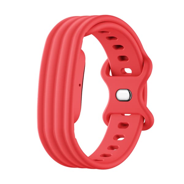 Kellon ranneke Google Fitbit Airille, pehmeä silikoninen vaihtoranneke Red