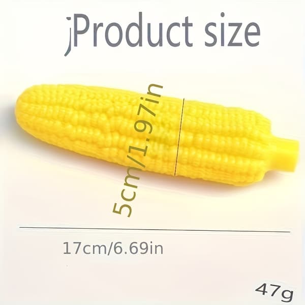 Holdbart hundetyggelegetøj til aggressive tyggere - Tandrensende ben til store hunde Corn-1 pc