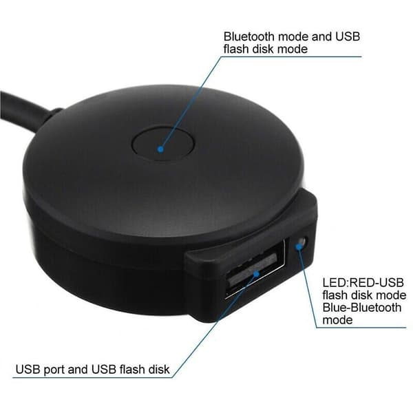 Mini Cooper Bil Trådløs Bluetooth- Lydudstyr Adapter Modtager 3,5 mm Aux