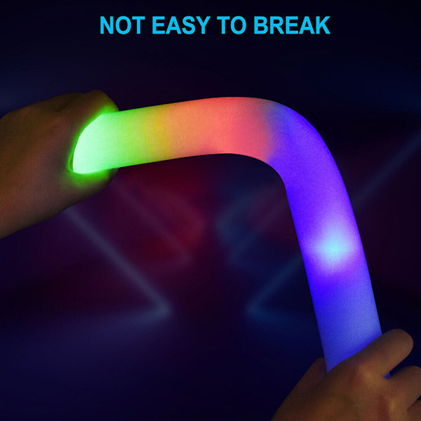 50 Färgglada LED Glow Sticks för Konserter & Klubbar - Färgskiftande Ljusstavar 50pcs
