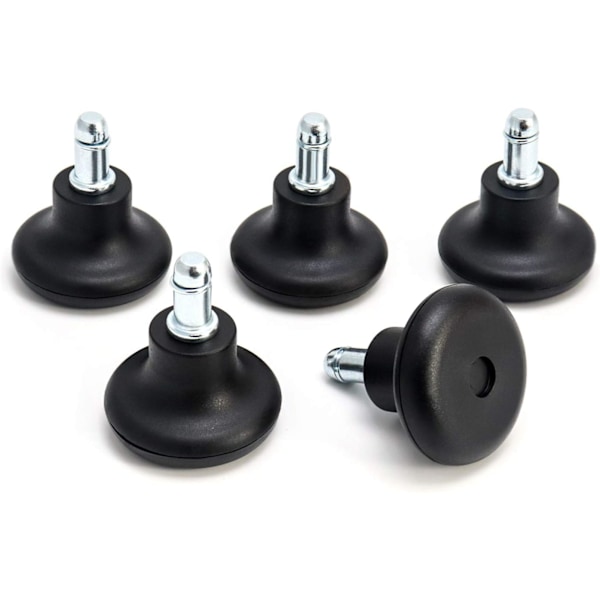 2” Kontorstolbein, teppehjul, erstatningshjul for fast St...
