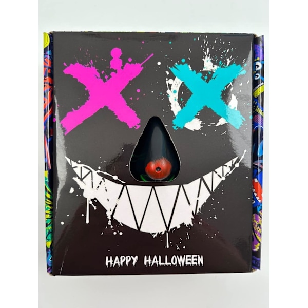 Halloween-maske LED-maske & handsker i flere lystilstande Multicolor (1 Set)
