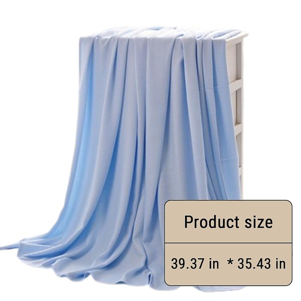 100x150cm Viilentävä peitto kuumaan uneen ja yöhikoiluun, kevyt ja hengittävä ympärivuotinen jääpeitto Gray
