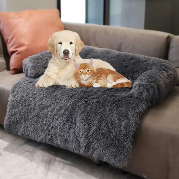 Avtakbart og Vaskbart Pet Sofa Trekk - Lys Grå light gray M