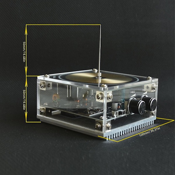 Solid State Music Tesla Spole Kunstig Lyn Desktop Legetøj Elektrisk Strøm Trådløs Transmission Model, 100% Ny (YJD)
