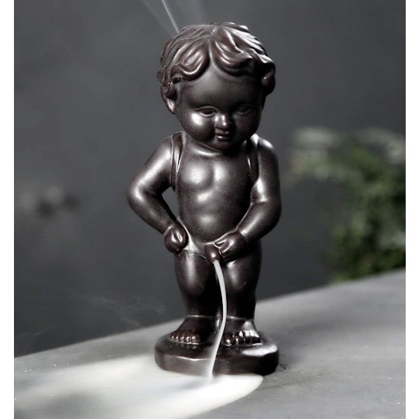Käsintehty keraaminen suitsuketeline, Backflow-suitsukepoltin Fig
