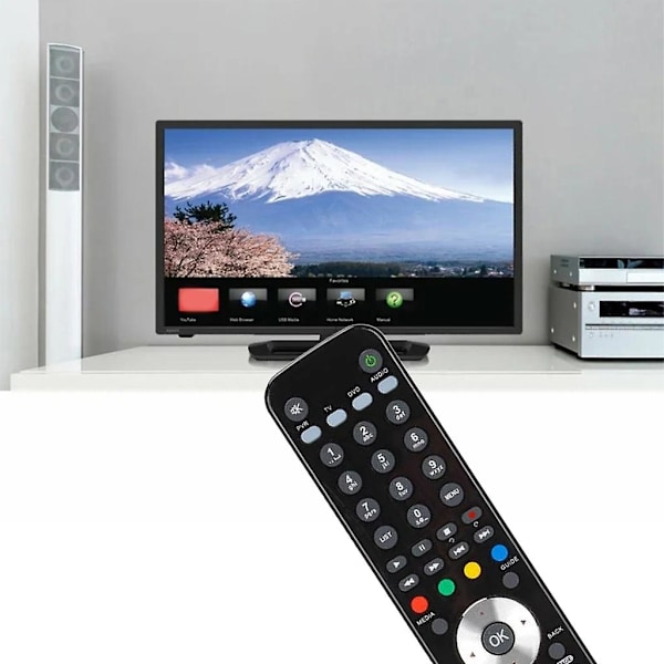 Ny Fjernkontroll Rm-f01 Erstatning Passer Humax Hdr Freesat Boks Hd-fox Rm-f01 Rm-f04 Rm-e06, Svart [DB]