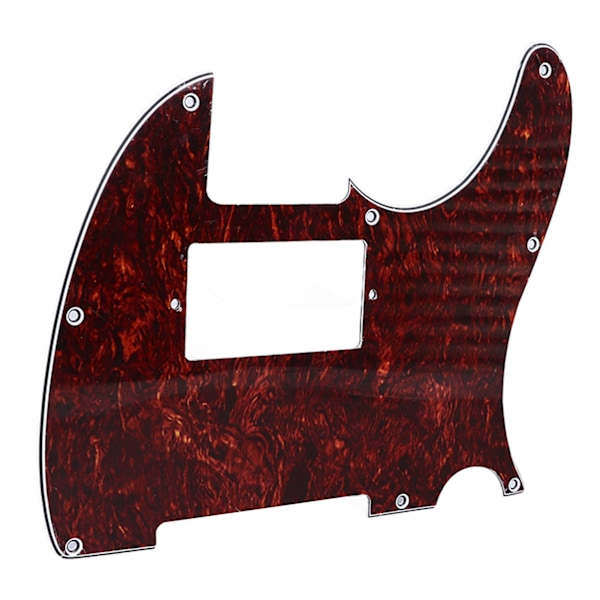 Gitarr Plektrumskydd PVC Anti-Rep Dekorativ Brusreducerande Gitarrskyddsplatta för Fender Telecaster Röd
