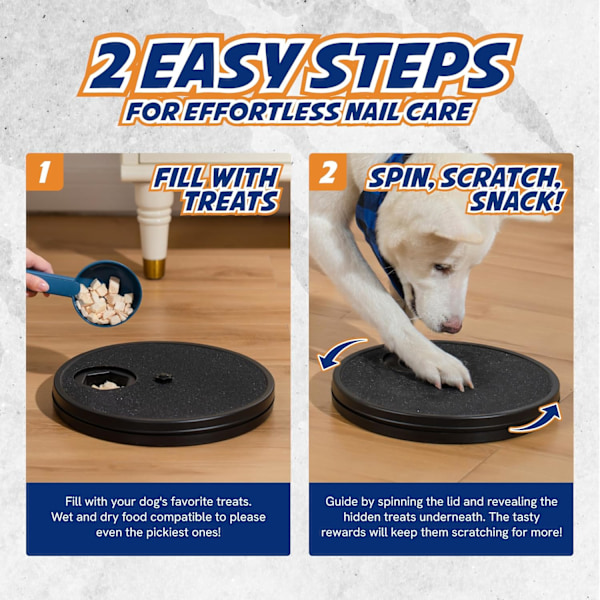 Hundekløsbord - Filtrimmerbræt Trimning Scratcher Box Emery Sandpapir Filing Scratch black