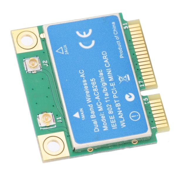 MINI PCI-E Kort 1200M 2,4GHz/5GHz Dual Band for Intel 8265 Chip Trådløst Nettverkskort MC8265