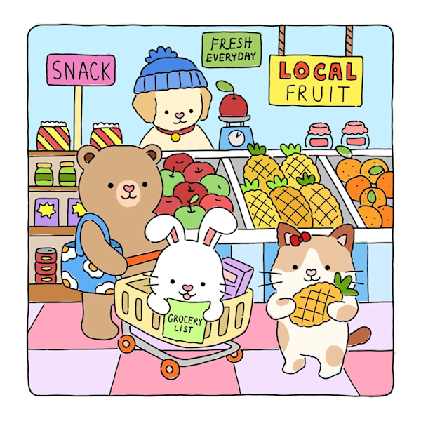Fuzzy Friends: Supersøt Malebok for Voksne og Tenåringer med Bedårende Dyrekarakterer (Fuzzy Friends Coloring)