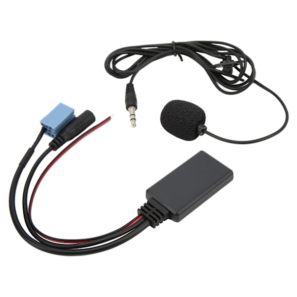 Bluetooth 5.0 AUX IN-kabel 3,5 mm uttak ISO 8Pin 7 607 897 093 Håndfri mikrofonerstatning for Bora for Blaupunkt 0.1