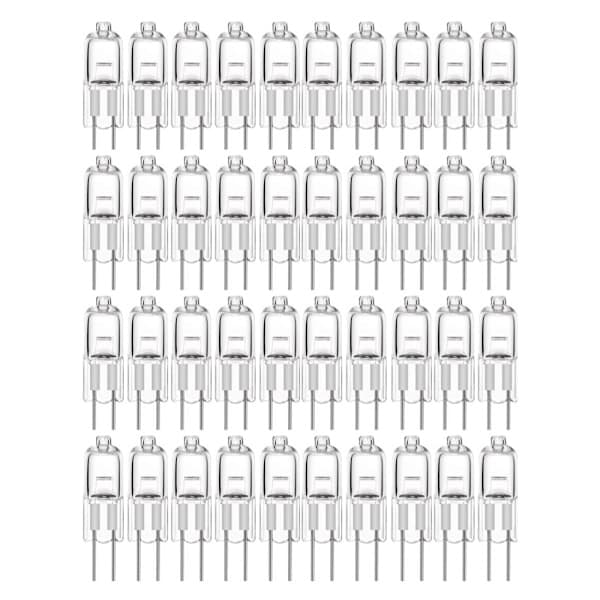 20-pak G4 halogenpærer 10W 12V - Varm hvid