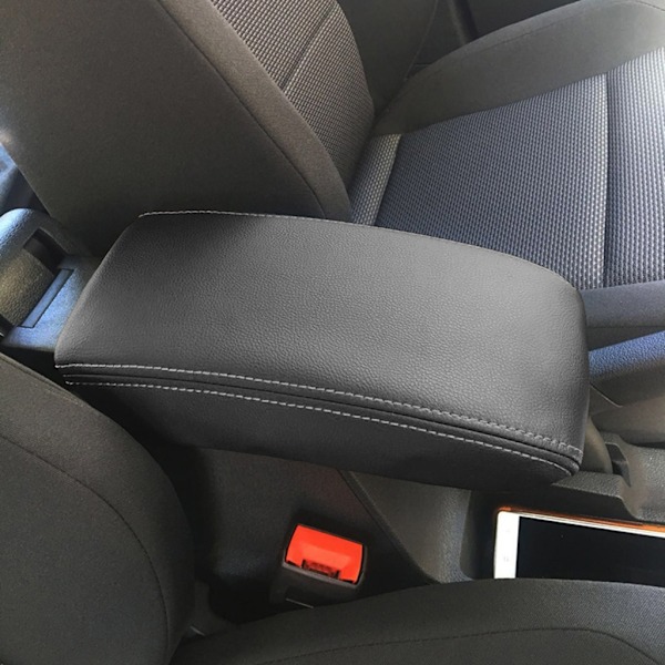 Bil Armstöd Säteslåda Skydd Bilinredning Tillbehör Auto Armstöd Skydd Black grey line