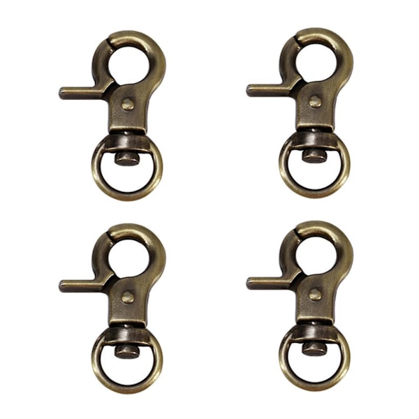 1/2/3/5 4 kpl sinkkiseos hummerilukkoja Kääntyvät liipaisinklipsit Pronssi 30mm Bronze 30mm 2Set