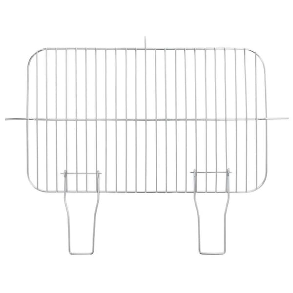 vidaXL Charcoal BBQ with Wheels Svart black