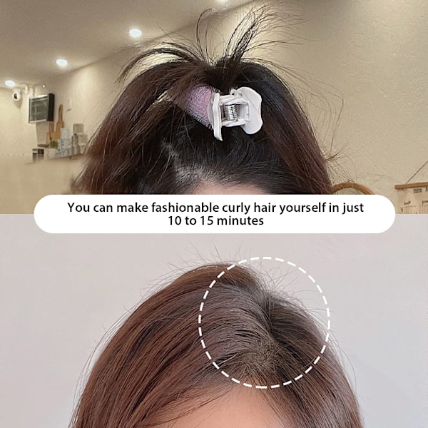 Hårrod Fluffy Clips Pandehår Styling Frisør Hårnåle random color 5pcs