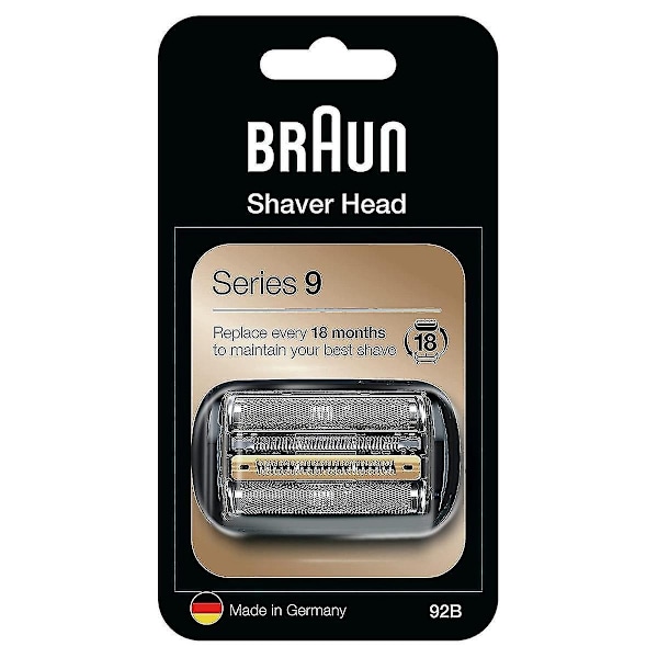 Braun Series 9 Elektrisk Barbermaskin Erstatningskassettfolie Svart