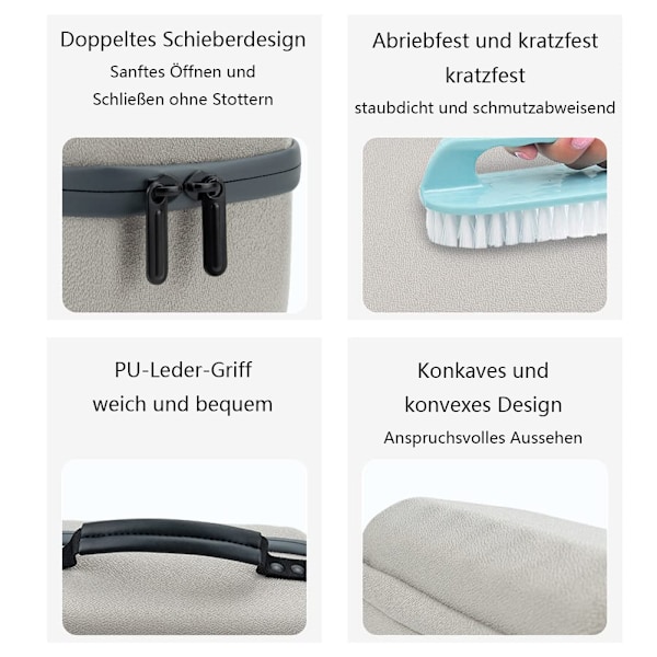 Hårt resefodral för Samsung portabel LED-projektor The Freestyle, bärväska kompatibel med Samsung The Freestyle-projektor