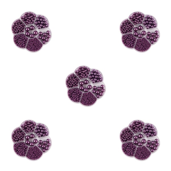1/2/3/5 1150 st DIY-pärlor för smyckestillverkning - Djuplila Deep purple 5PCS