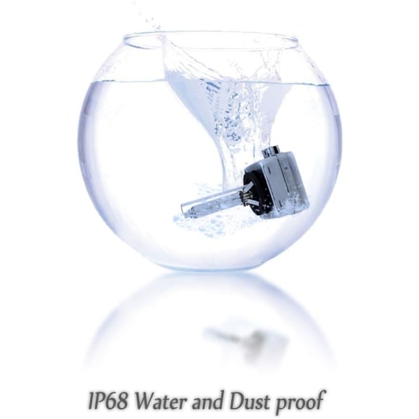 2-pak HID Xenonlamper Erstatning for D3S-lamper - Bilfrontlys, 12V, 35W (6000K)