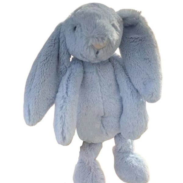 Jellycat Bashful Kaninbamse, 34 cm Blødt Legetøj - Perfekt Gave til Børn Piger Drenge Kvinder blue