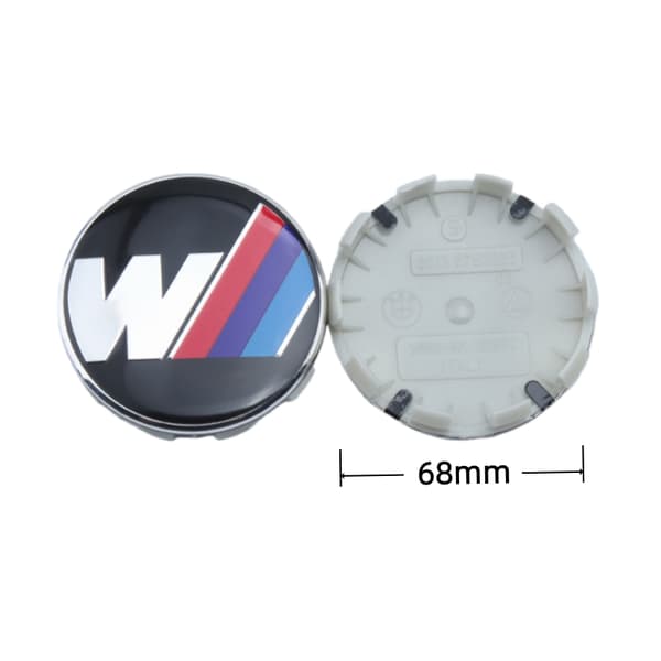4-pak BMW Centerkapsler / Hjulkapsler Emblem 68mm - M-Series