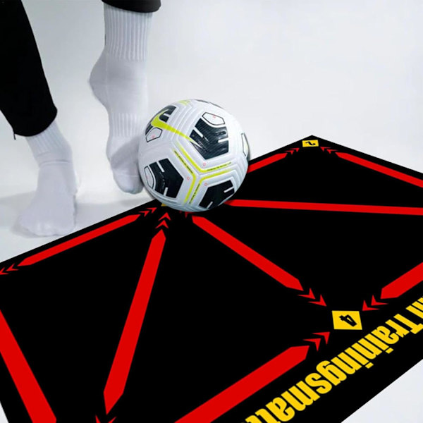 Fotbollsträningsmatta, 90 x 60 cm Fotboll Matta Bollkontroll, Halksäker Fotbollsträningsmatta 5