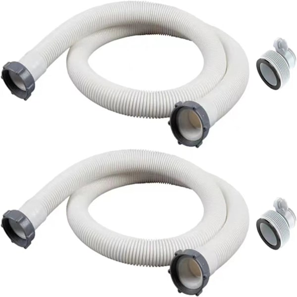 2-pack Intex Pool Slangadapter Ersättningsslang Pool Slang Filter Pump Slangkopplingar