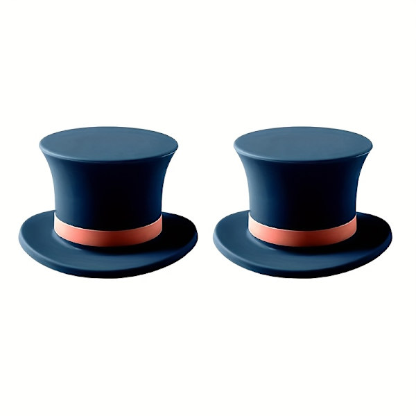 Tiiviit silikoniset viinitulpat samppanja- ja olutpulloille 2Pcs Blue