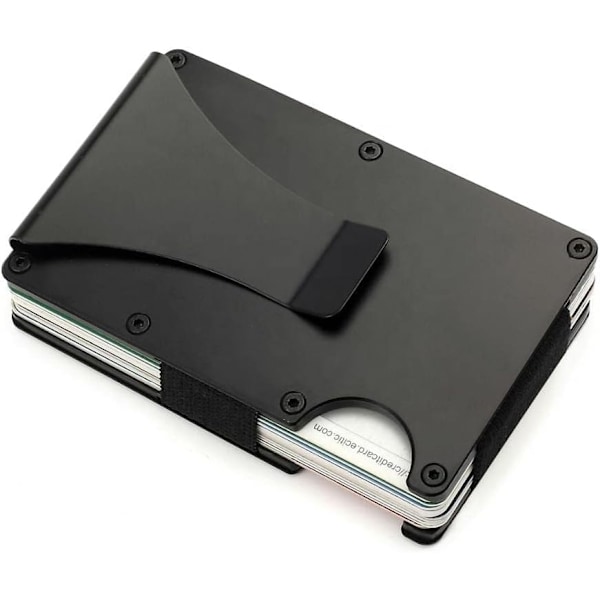Smal Ridge Plånbok för Män - Minimalistisk Design, Rymmer 12 Kort, RFID-skydd [GPA]