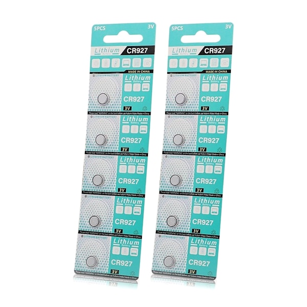 5/10/20 stk CR927 Knapknapbatterier 3V Lithium Batterier CR 927 til Ure Regnemaskine og Fjernbetjening Legetøj 0.04 4 cards 20 pieces