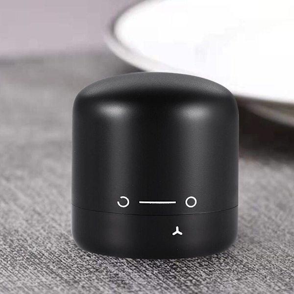 Vinflaskproppar Set om 3 black