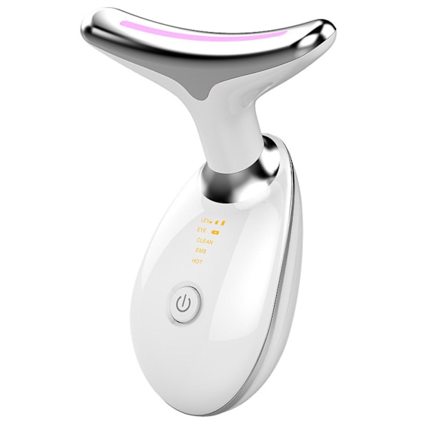 Multifunktionell 7-färgs LED Ansikts- & Nackmassager för Hudvård Hemma - GSL